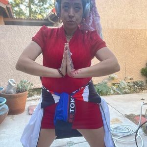 Red Adidas Super strong stretch mint